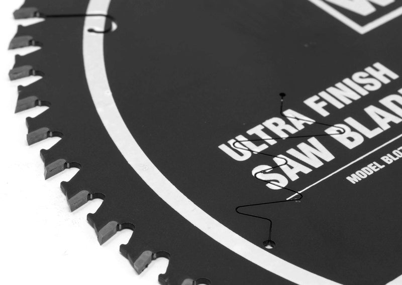 WEN BL0760 7.25-Inch 60-Tooth Carbide-Tipped Professional Ultra Fine-Finish Circular Saw Blade with Cool-Cut Coating - Image 3